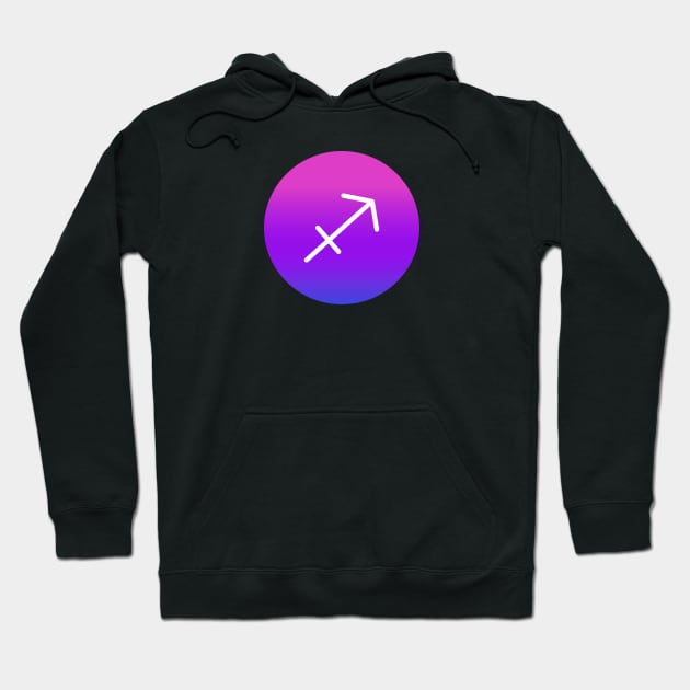 Gradient Zodiac Sagittarius Hoodie by TheSoldierOfFortune